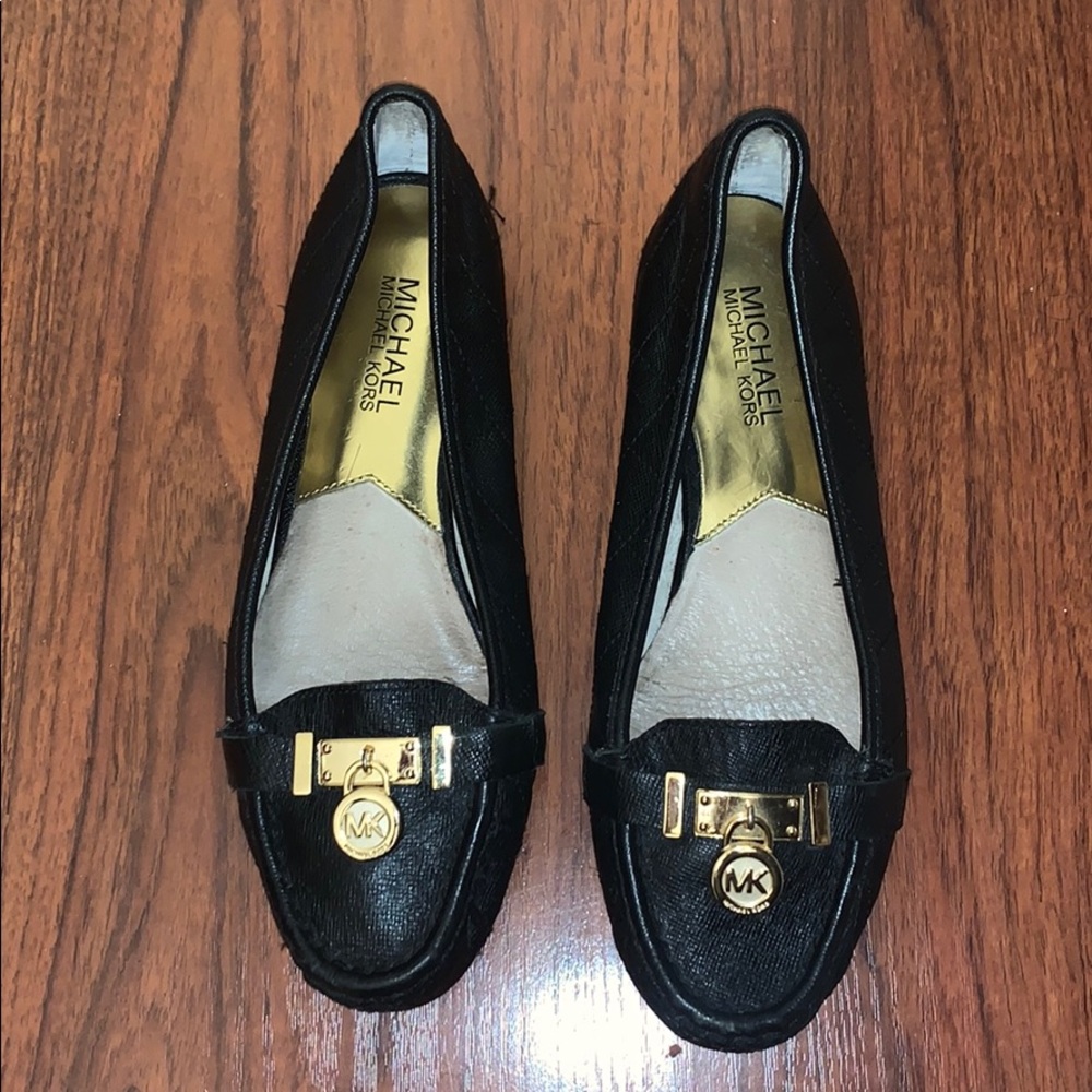 ♦️Michael Kors ♦️Hamilton  Black Loafers / Flats
